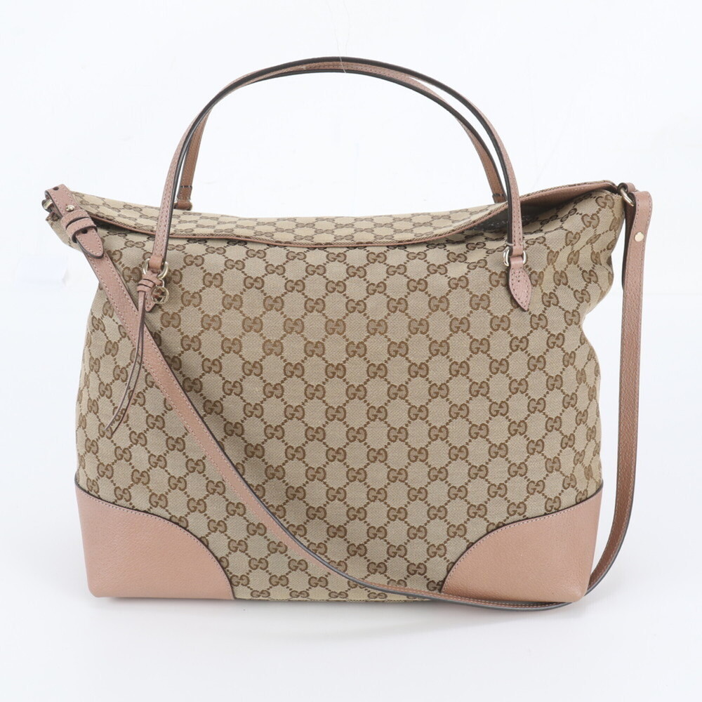Gucci GG Canvas Bree 336755 Leather 2-Way Shoulder Bag, Handbag, Tote Bag for...